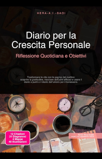 Diario per la Crescita Personale: Riflessione Quotidiana e Obiettivi