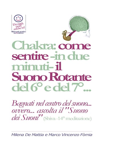 Chakra: come sentire -in due minuti- il Suono Rotante del 6° e del 7°... "Bagnati  nel centro del suono... ovvero... ascolta il Suono dei suoni" (Shiva -14° meditazione)