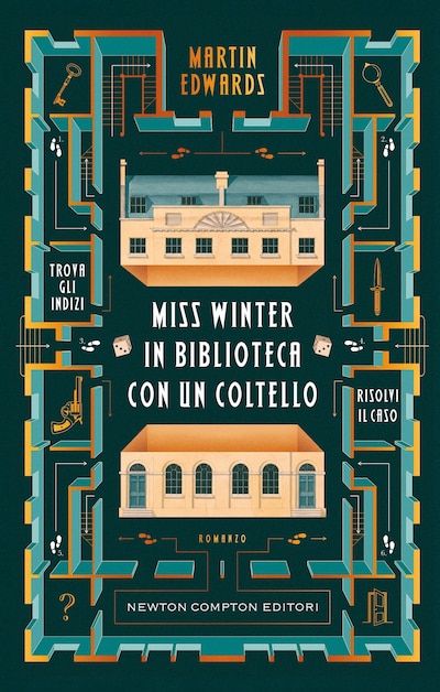 Miss Winter in biblioteca con un coltello
