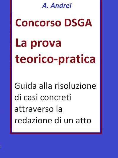 Concorso DSGA Prova Teorico Pratica