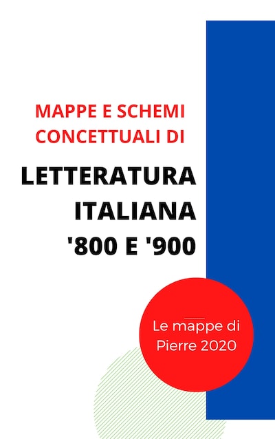 Mappe concettuali Letteratura italiana '800 e '900