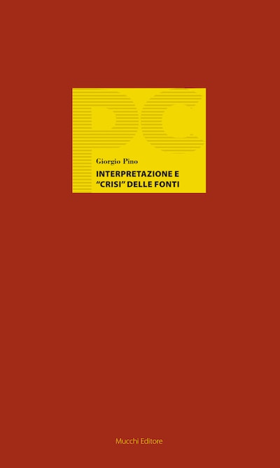 Interpretazione e crisi delle fonti