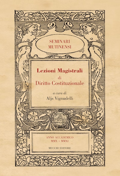 Lezioni Magistrali di Diritto Costituzionale I