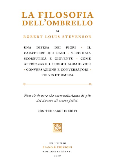 La filosofia dell'ombrello