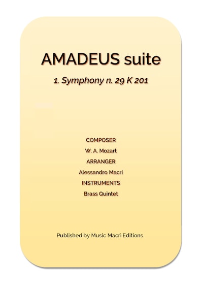 AMADEUS suite - 1. Symphony n. 29