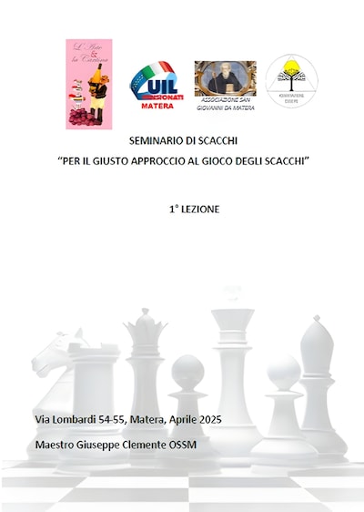Per il giusto approccio al gioco degli scacchi
