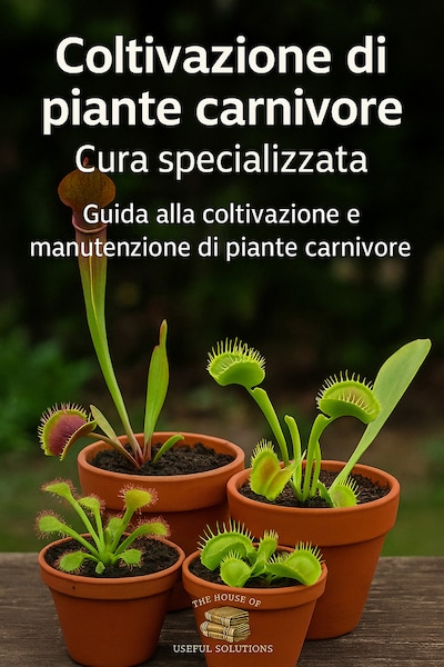 Coltivazione di piante carnivore cura specializzata