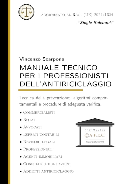 Manuale tecnico per i professionisti dell'antiriciclaggio